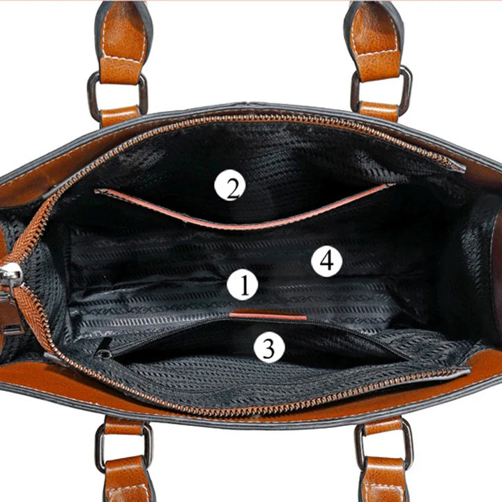 Nord Taschen | Damen Schultertasche mit Doppelgriff