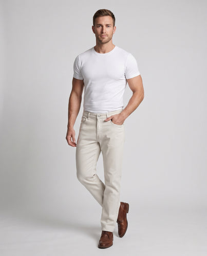 Herren Straight-Fit Vintage-Denim-Jeans mit leichtem Stonewash und mittlerer Bundhöhe Nord Taschen