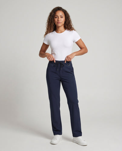Damen Bequeme Sporthose mit elastischem Bund Nord Taschen