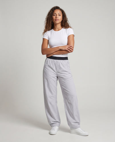 Damen Bequeme und lässige Weitgeschnittene Loungehose Nord Taschen