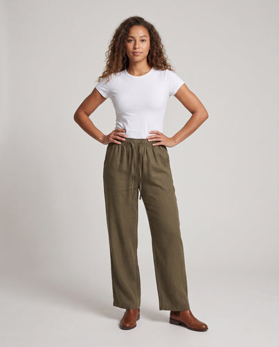 Damen Legere Sommerhose Nord Taschen