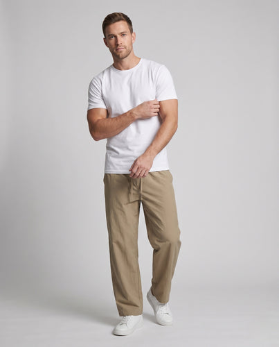 Herren Bequeme und lässige Relaxed Fit Stoffhose Nord Taschen