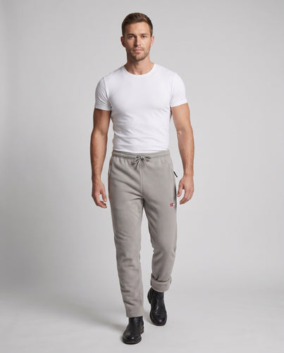 Herren Thermo-Fleece-Jogginghose mit Sherpa-Innenfutter, windabweisender Außenschicht und Reißverschlusstaschen Nord Taschen