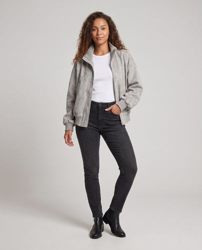 Damen Bequeme und elegante Steppjacke Nord Taschen