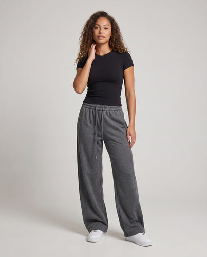 Damen Bequeme und elegante Weite Hose Nord Taschen