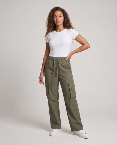 Damen Cargo-Hosen Nord Taschen