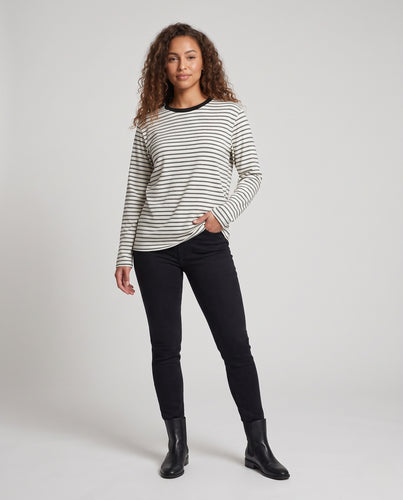 Damen Komfortables und stilvolles Langarm-Shirt Nord Taschen