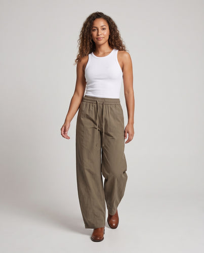 Damen Modische und luftige Sommer-Hose Nord Taschen