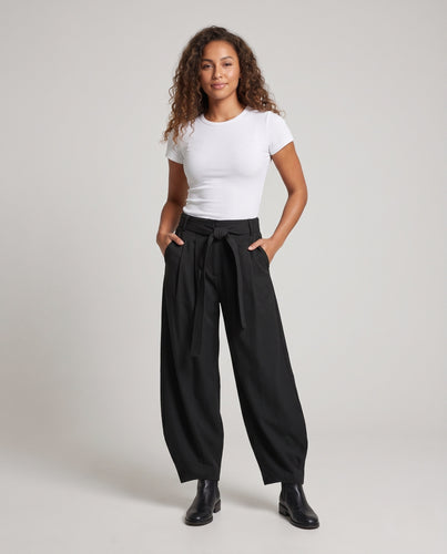 Damen Modische und weit geschnittene Culotte-Hose Nord Taschen