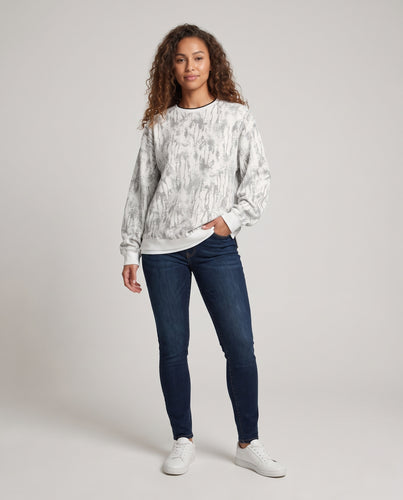Damen Oversized Sweatshirt mit strukturiertem Design Nord Taschen