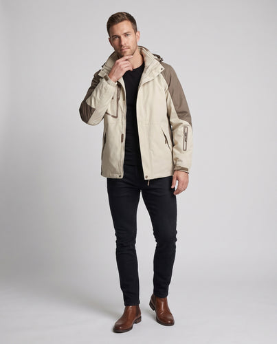 Damen 3‑in‑1 Outdoorjacke mit abnehmbarer Fleece‑Innenjacke und Multifunktions‑Taschen Nord Taschen