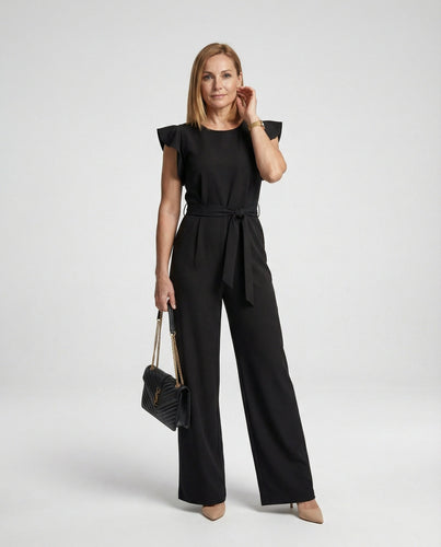 Eleganter Overall Damen mit Flügelärmeln