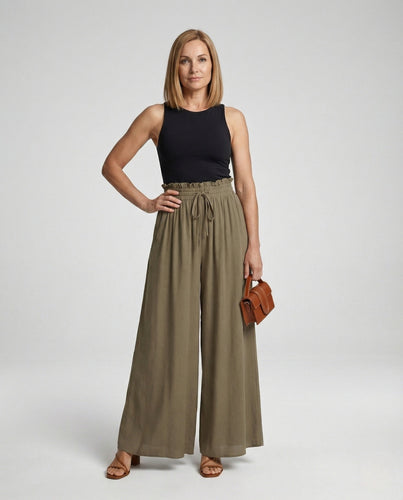 Damen Palazzo Hose Damen weit