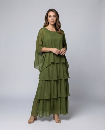 Maxikleid Sommer Damen Chiffon - Arvani