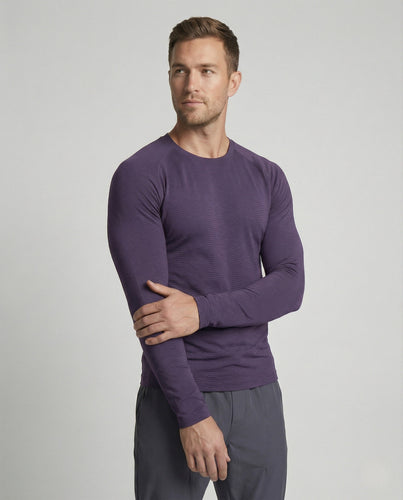 Kompressionsshirt Langarm Enganliegend Herren