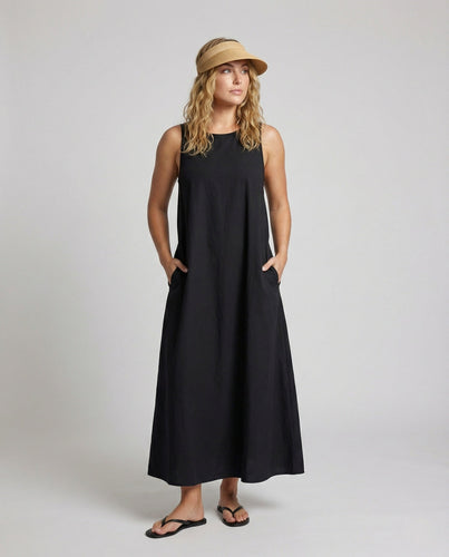 Damen Minimalistisches Kaftankleid in A-Linie