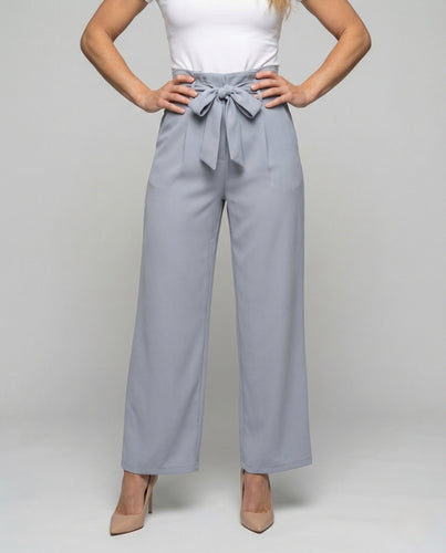 Damen Paperbag Palazzo Hose