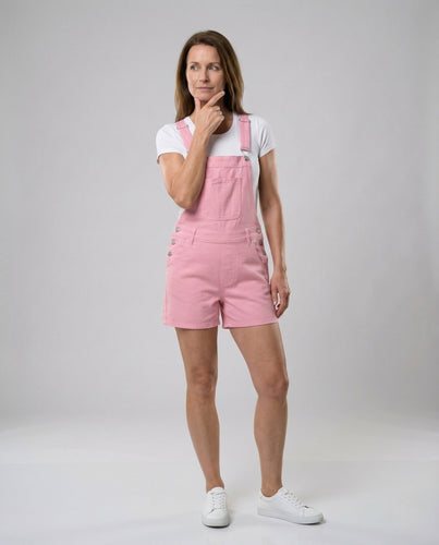 Damen Latzshorts Baumwolle