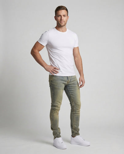 Herren Jeans Slim Konisch