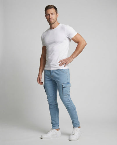 Herren Cargo Hose Slim