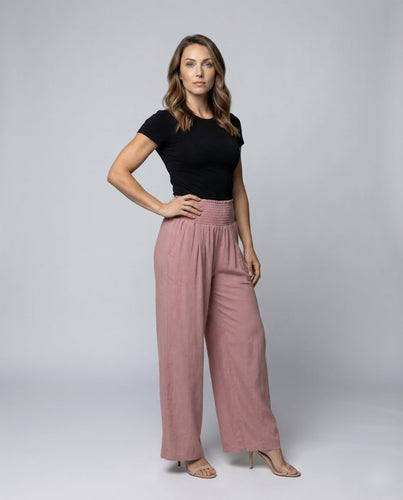 Damen Palazzo Hose Smokbund