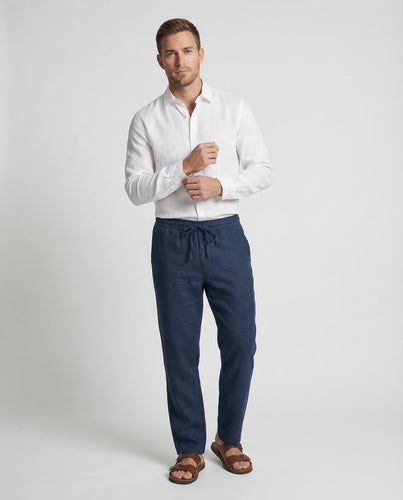 Herren Leinenhose Weit