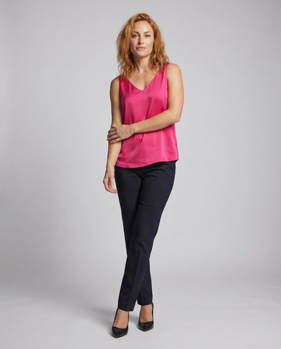 Damen Satin Top Spaghettiträger - Vittorelli