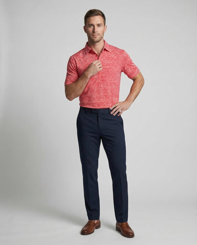 Herren Poloshirt Melange