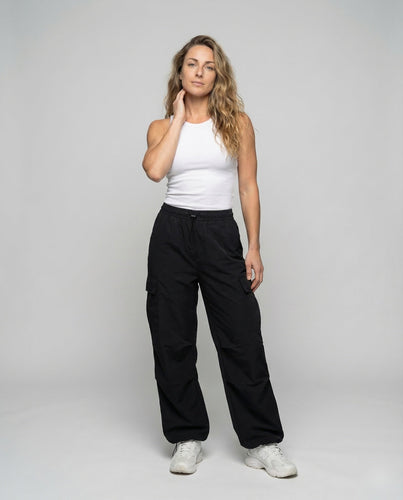 Damen Workwear-Baggyhose Überschnittener Schritt