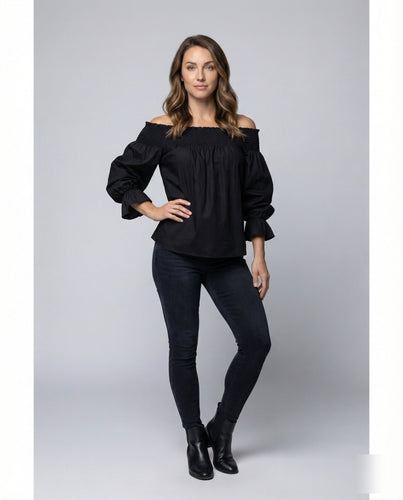 Damen langes Hemdblusenkleid aus Leinenmix
