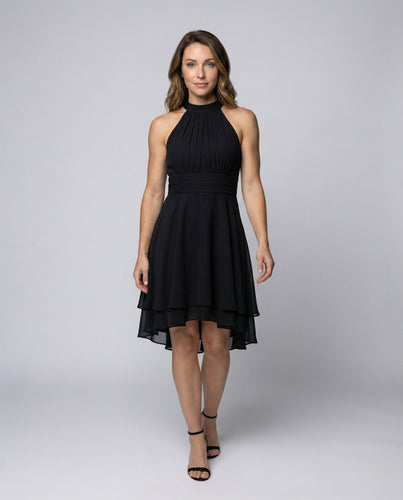 Damen elegantes Halter-Cocktailkleid