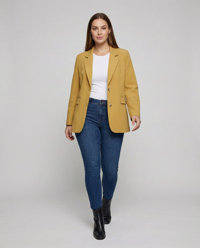 Damen kastiger Leichtgewicht-Blazer