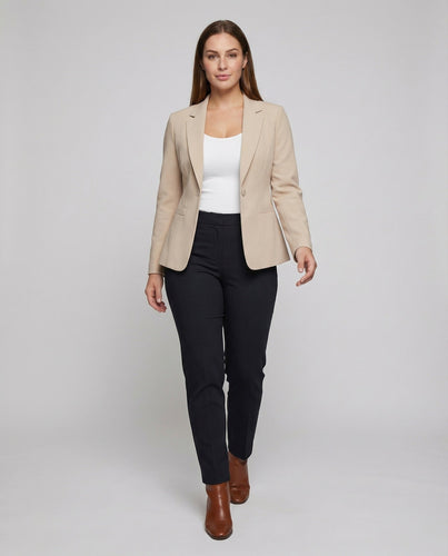 Damen Professionelle Konturierte Business-Blazer