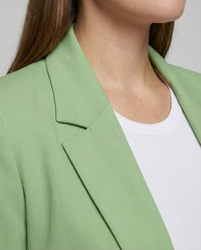 Damen Geradlinige Reverslinie Longblazer