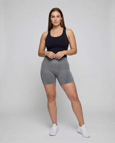 Damen nahtlose Shorts mit figurformender Stützwirkung