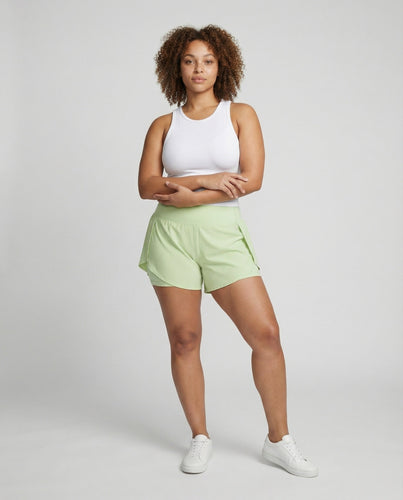Damen Laufshorts mit integriertem Slip