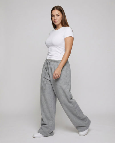 Damen Bequeme Verdeckte Eingrifftaschen Sweat Oversize-Sweathose