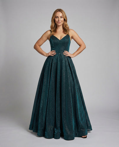 Damen Prinzessinnen-Ballkleid Korsage Volant-Tellerrock