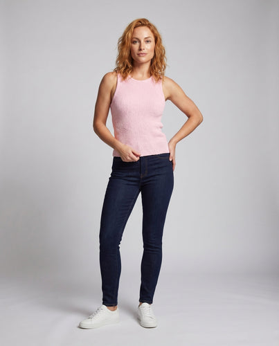 Damen elegantes Strickoberteil mit glitzernden Akzenten