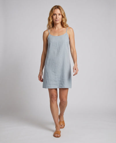 Damen lässiges Spaghettiträgerkleid
