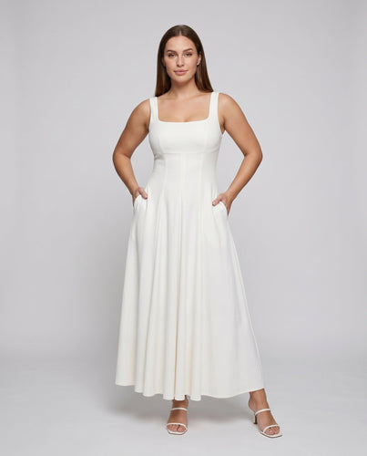 Damen Langarm Kleid mit elegantem Schnitt