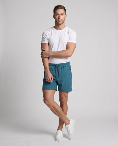 Herren nan vielseitige Lauf- und Badeshorts mit schnelltrocknender Mikrofaser, elastischem Tunnelzug und reflektierenden Einsätzen Nord Taschen