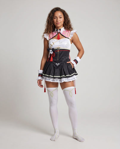 Damen Cosplay-Kleid mit detailverliebtem Design und kunstvollen Accessoires Nord Taschen