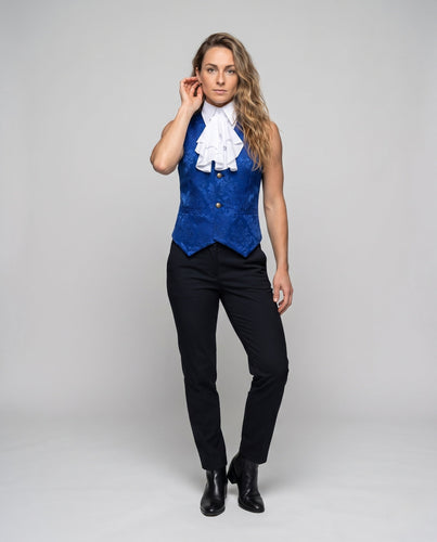 Elegantes Satin-Westen für Damen mit Rüschendetails Nord Taschen