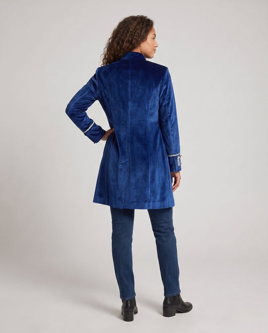 Damen eleganter Samtfrack mit aufwändigen Knöpfen Nord Taschen