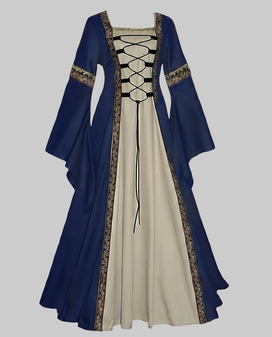 Damen historisches Märchenkleid mit elegantem Schnürdesign Nord Taschen