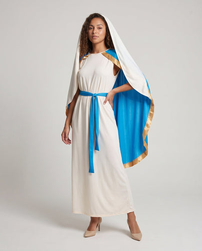 Damen Historisches Kostüm mit elegantem Umhang und detailverliebt gestalteter Taillenbindung Nord Taschen