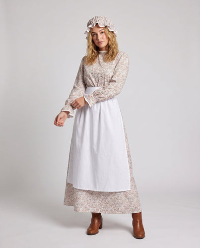 Damen traditionelles Bauernhauskleid mit passendem Kopftuch Nord Taschen