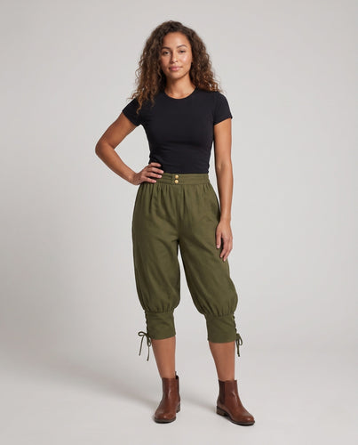 Damen Sommer Tarnhosen mit elastischem Bund und verstellbarem Knöchel Nord Taschen