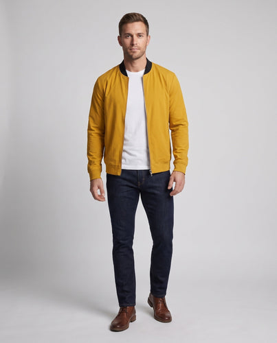 Herren Leichtgewicht Bomber Sweatshirt mit vollem Reißverschluss und seitlichen Taschen Nord Taschen
